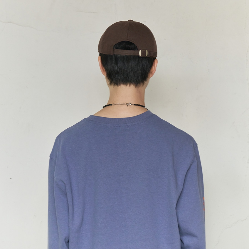 SIGNATURE SYM WASHED CAP (BROWN)
