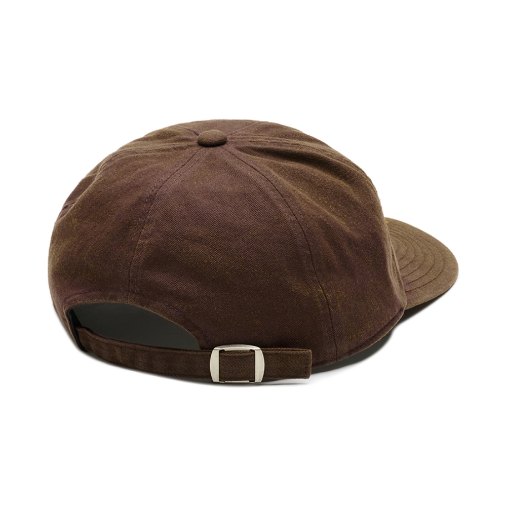 SIGNATURE SYM WASHED CAP (BROWN)
