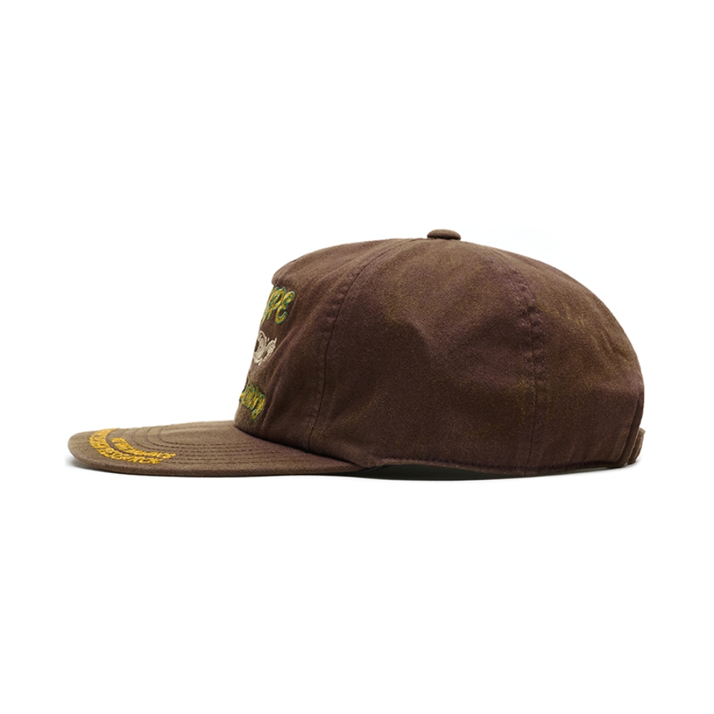 SIGNATURE SYM WASHED CAP (BROWN)