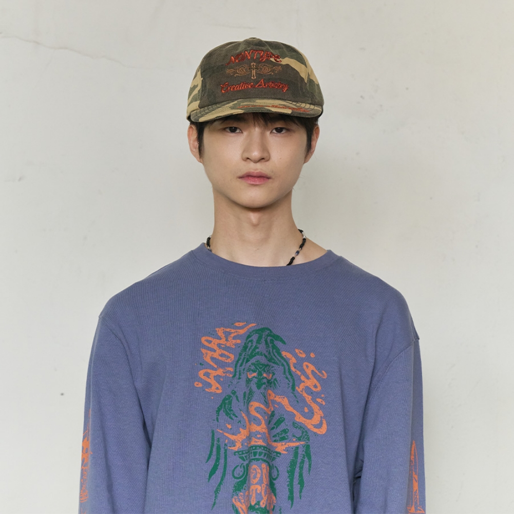 SIGNATURE SYM WASHED CAP (CAMO)