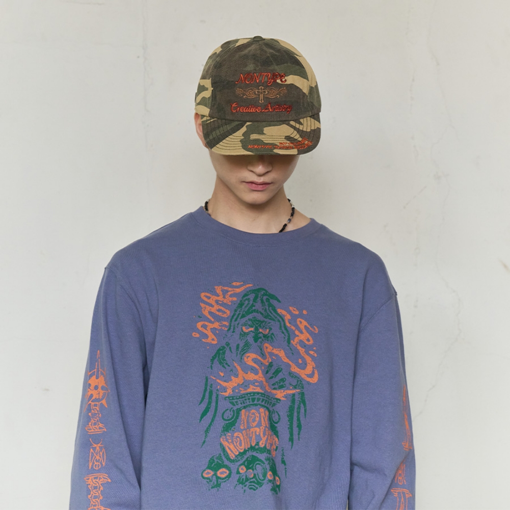 SIGNATURE SYM WASHED CAP (CAMO)
