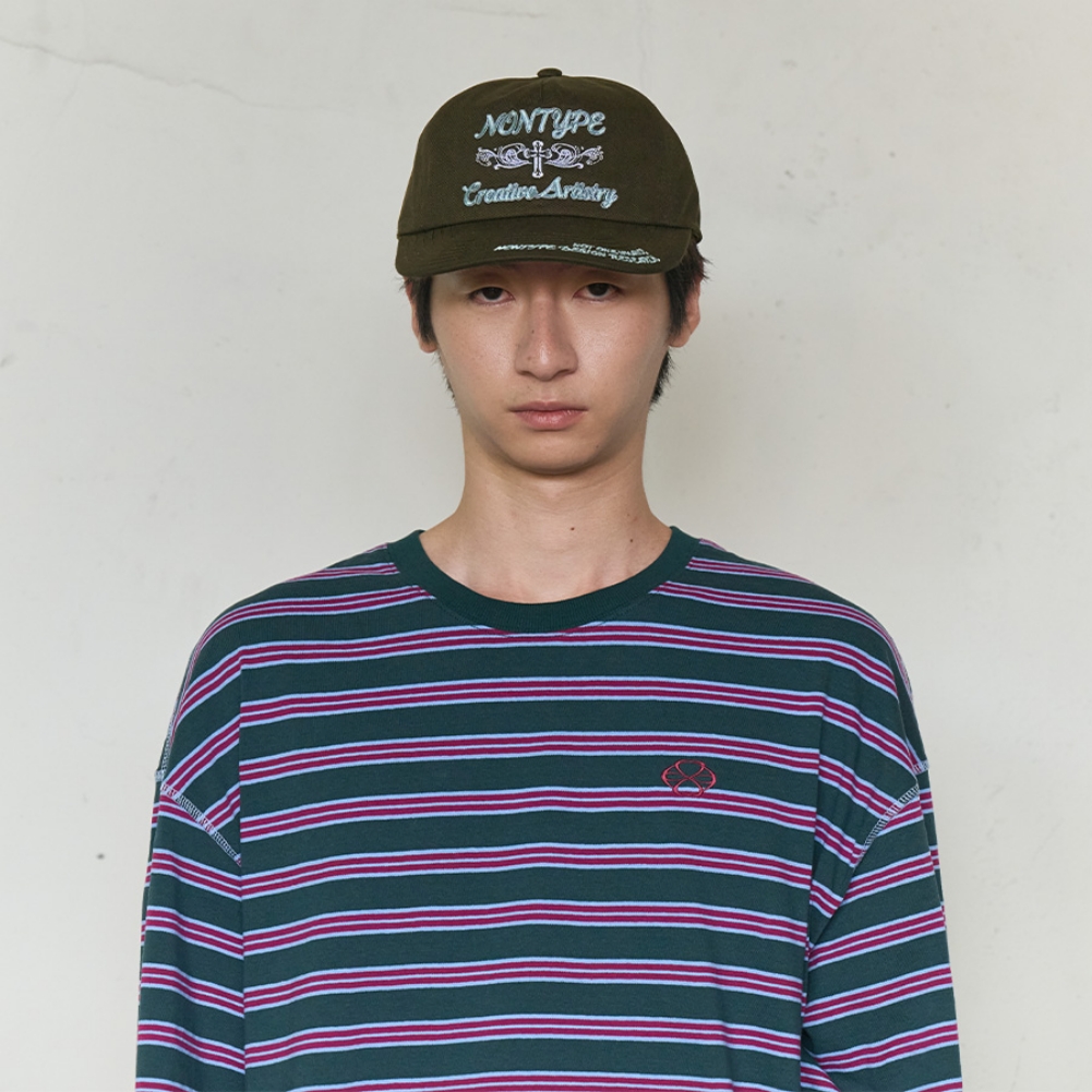 SIGNATURE SYM WASHED CAP (BLACK)