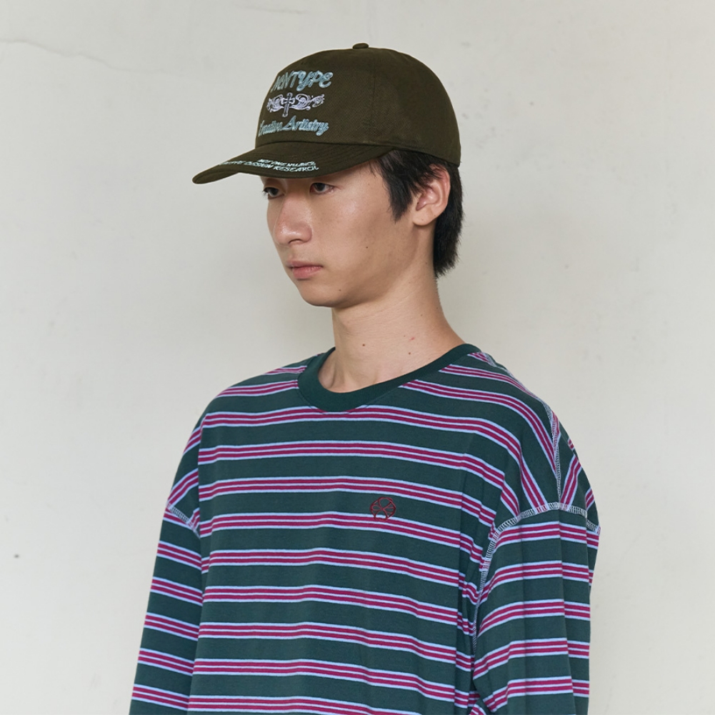 SIGNATURE SYM WASHED CAP (BLACK)