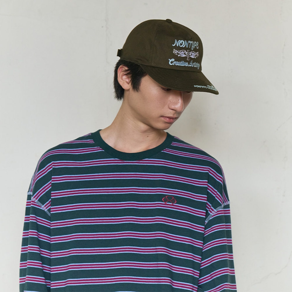 SIGNATURE SYM WASHED CAP (BLACK)