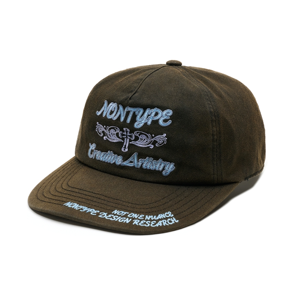 SIGNATURE SYM WASHED CAP (BLACK)