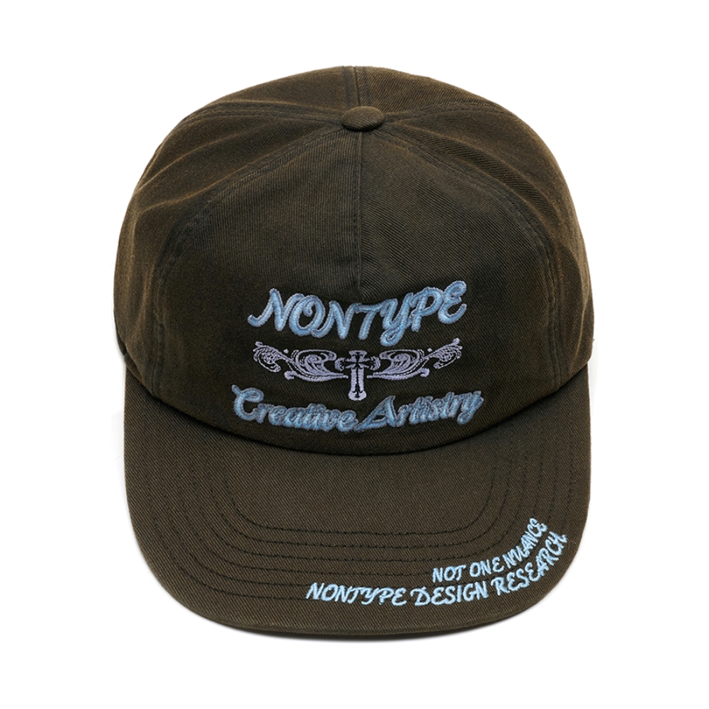 SIGNATURE SYM WASHED CAP (BLACK)