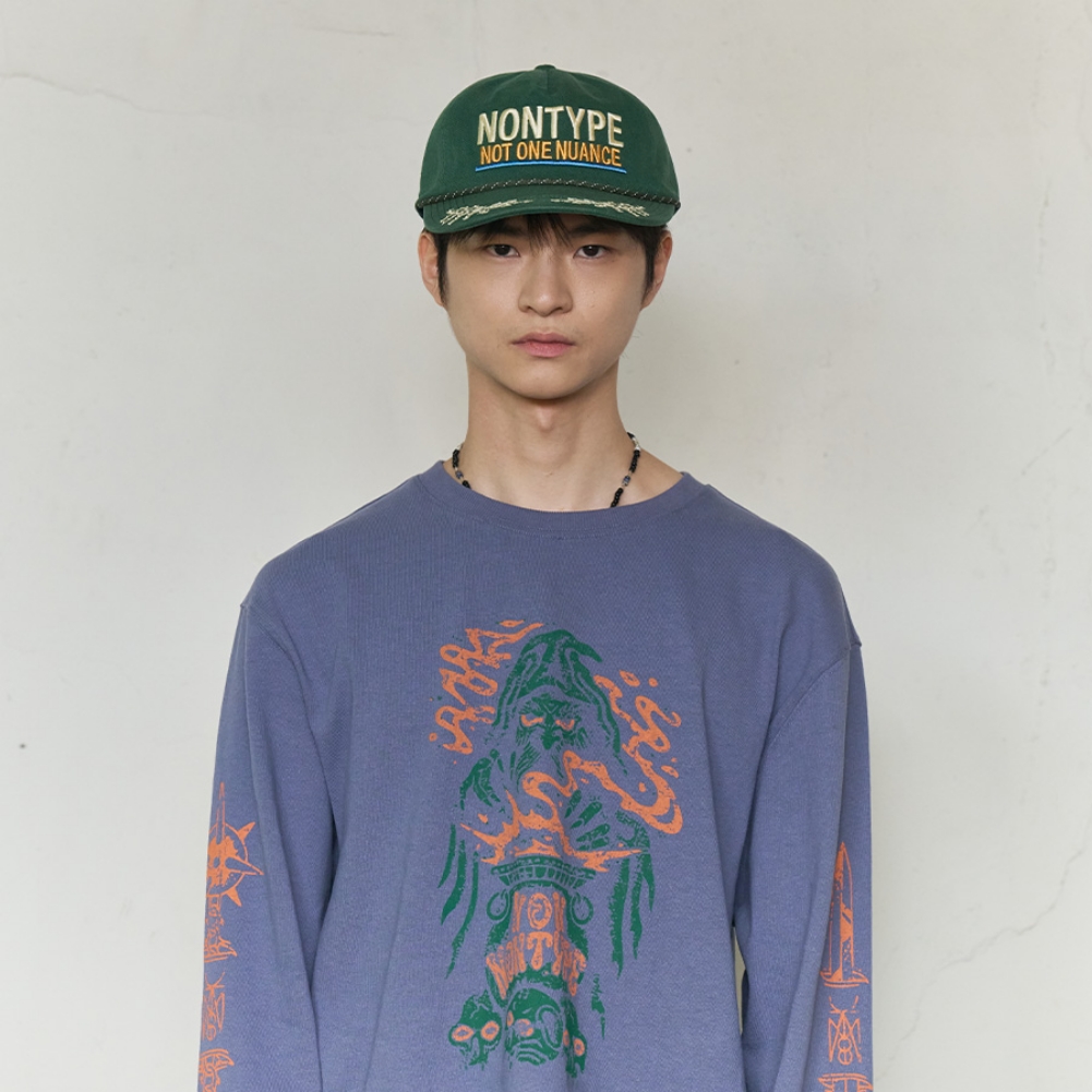 ARCHIVE MESSAGE WASHED CAP (GREEN)