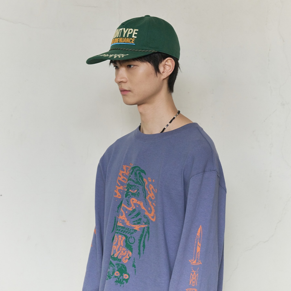 ARCHIVE MESSAGE WASHED CAP (GREEN)