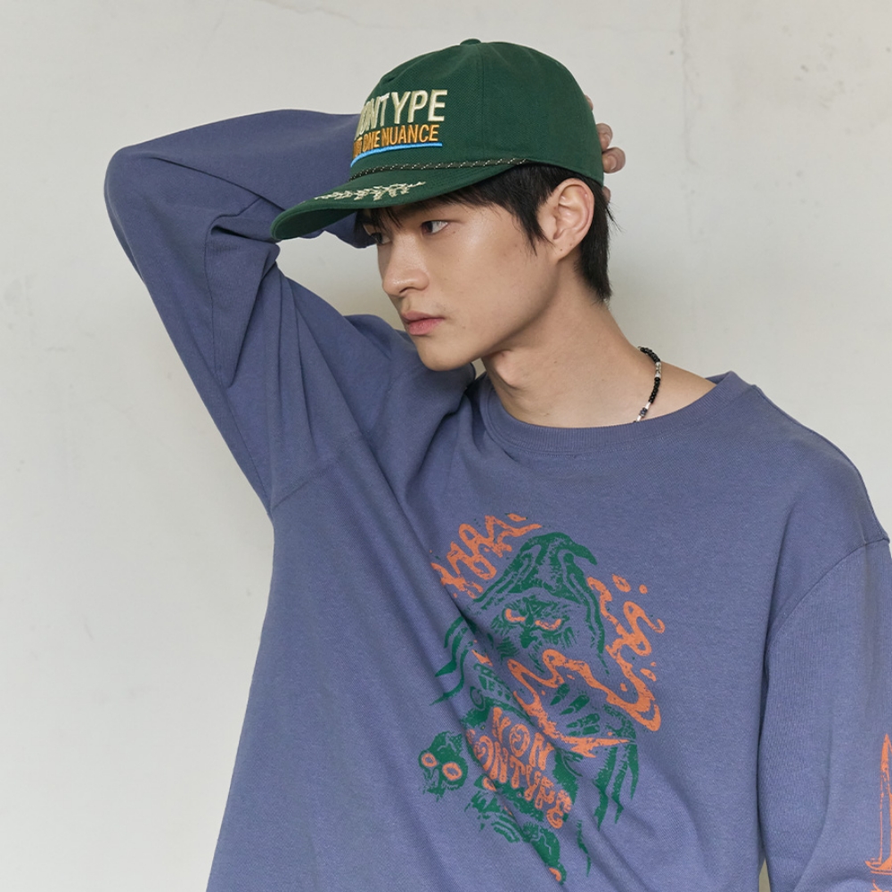 ARCHIVE MESSAGE WASHED CAP (GREEN)