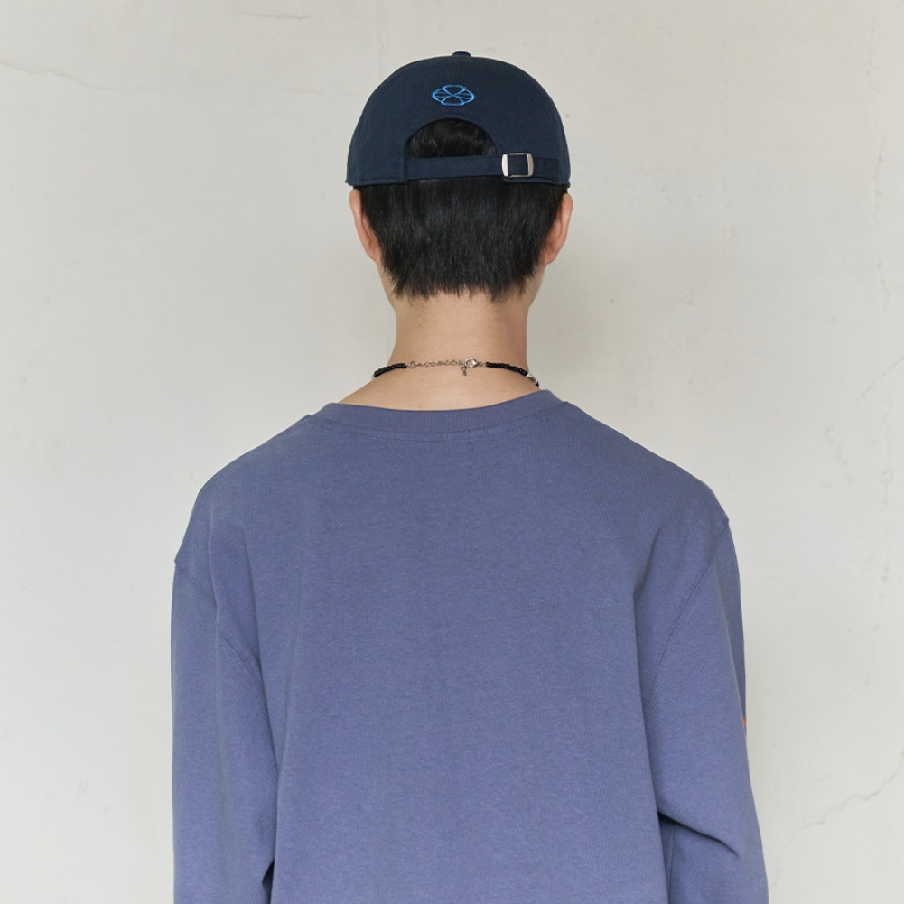 ARCHIVE MESSAGE WASHED CAP (NAVY)