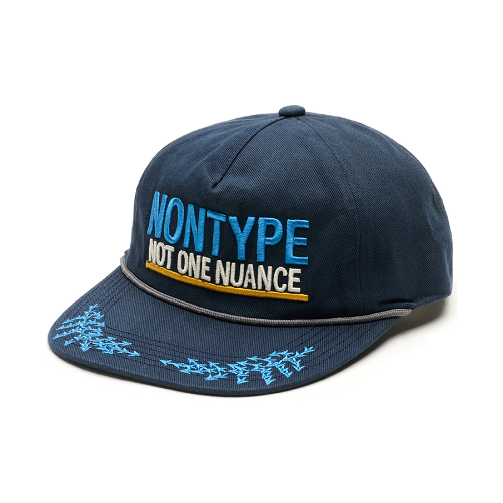 ARCHIVE MESSAGE WASHED CAP (NAVY)