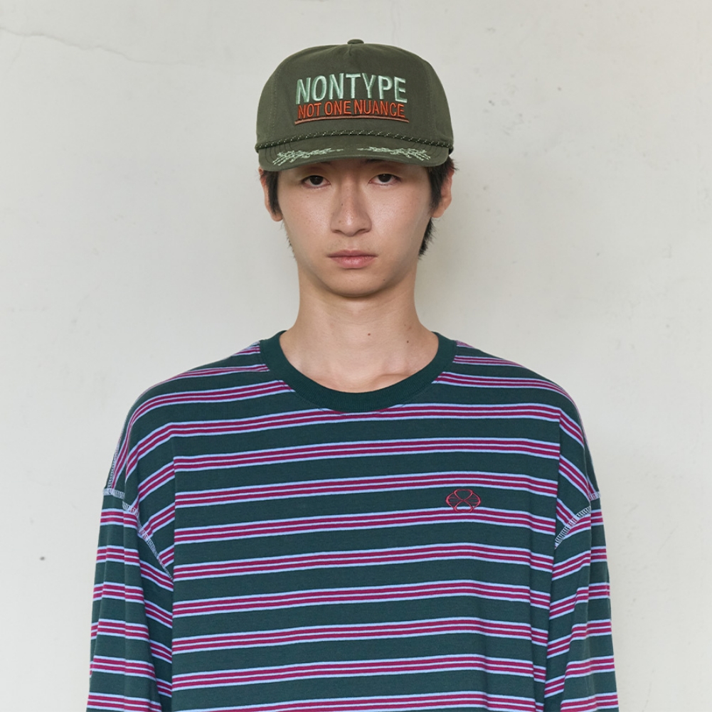 ARCHIVE MESSAGE WASHED CAP (KHAKI)