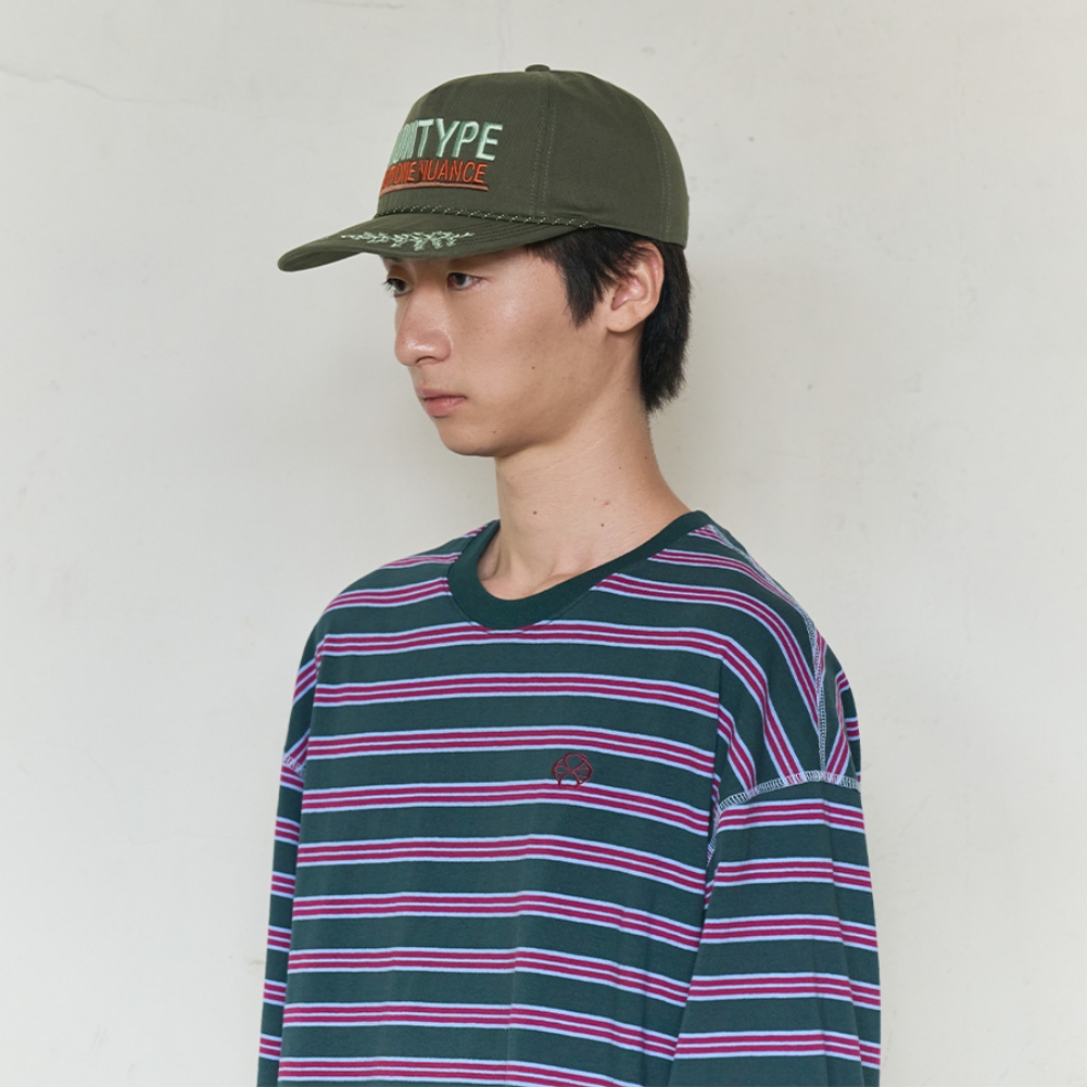 ARCHIVE MESSAGE WASHED CAP (KHAKI)