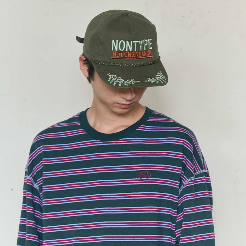 ARCHIVE MESSAGE WASHED CAP (KHAKI)
