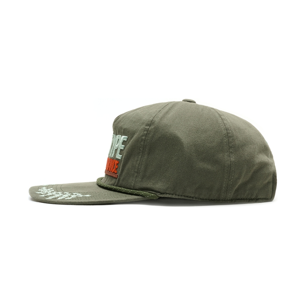 ARCHIVE MESSAGE WASHED CAP (KHAKI)