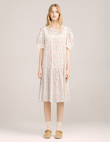 레이스 미니 원피스