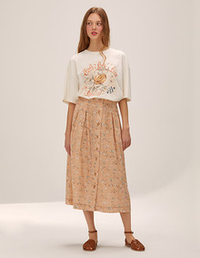 오가닉 오렌지 아트웍 티셔츠