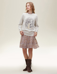 자수 아트웍 스웻셔츠