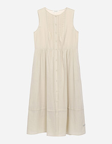 풀오픈 슬리브리스 원피스