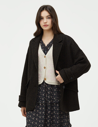 캐주얼 테일러드 코트