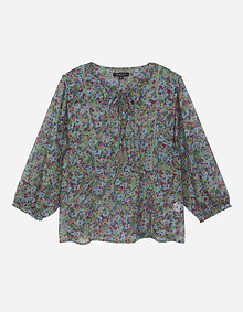 테슬 컬러풀 블라우스