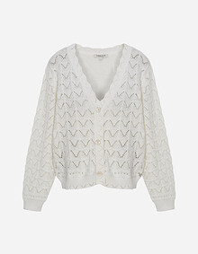 크로쉐 니트 가디건