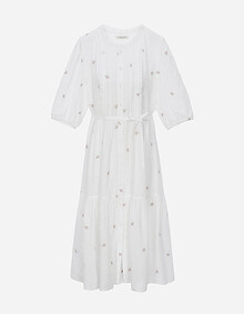 플라워 자수 풀오픈 원피스