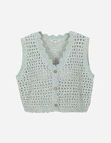 스카시 니트 베스트