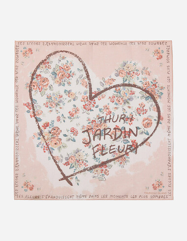 하트 플라워 반다나