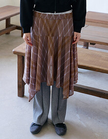 슬림핏 니트 팬츠