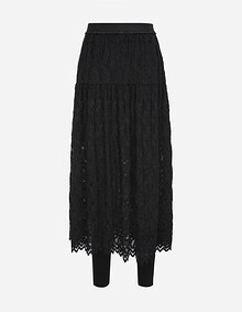 레깅스 레이어드 스커트