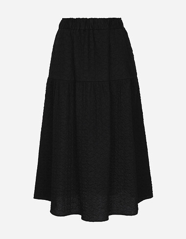 크리즈 A라인 미디 스커트