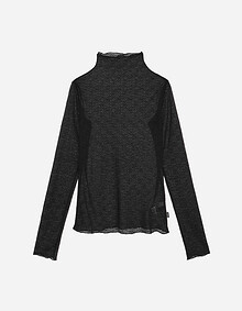 시스루 레이스 티셔츠