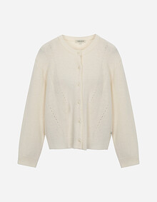 울 블렌디드 니트 가디건