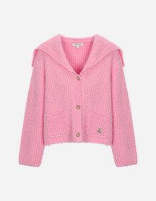 세일러 카라 니트 가디건