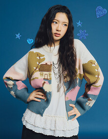 [KiiiKiii 착용] 스토리 니트 가디건