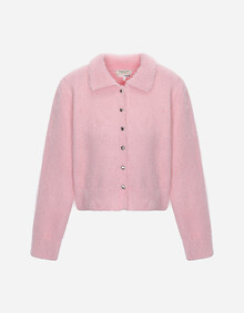 날개사 카라 가디건