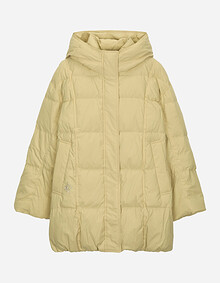 포켓 자수 하프 덕 다운 점퍼