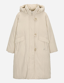 롱기장 토글 덕 다운 점퍼