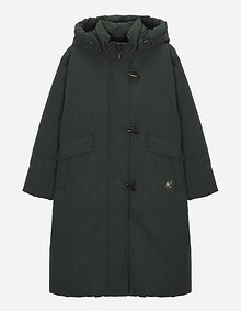 롱기장 토글 덕 다운 점퍼