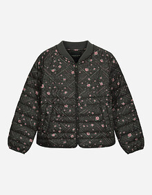 잔꽃 경량 덕 다운 점퍼