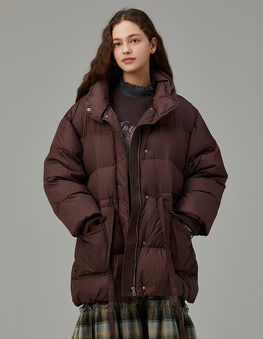 오버핏 롱 덕 다운 점퍼