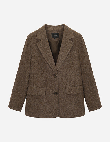 투 버튼 테일러드 자켓