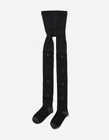 체크 플라워 레깅스