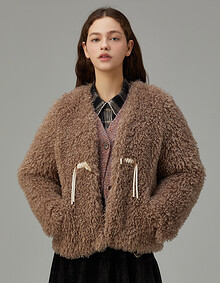 토글 포인트 푸들 퍼 자켓