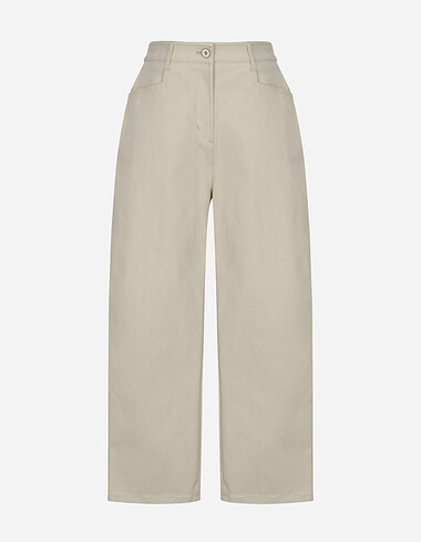 세미 배기 밴딩 팬츠