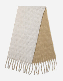 아이보리 투톤 머플러