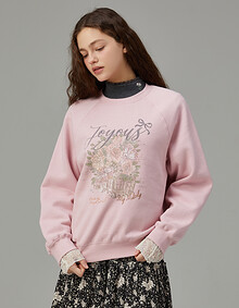 아트워크 기모 스웻셔츠