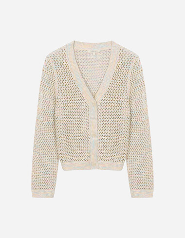 스카시 브이넥 가디건