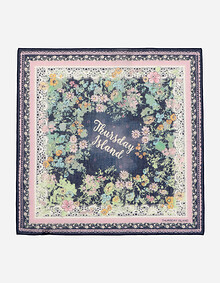 플라워 가든 레터링 반다나